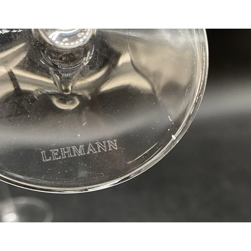 Lehmann G.H. Mumm Champagne Glasses Flutes Lot of 2 Vintage READ